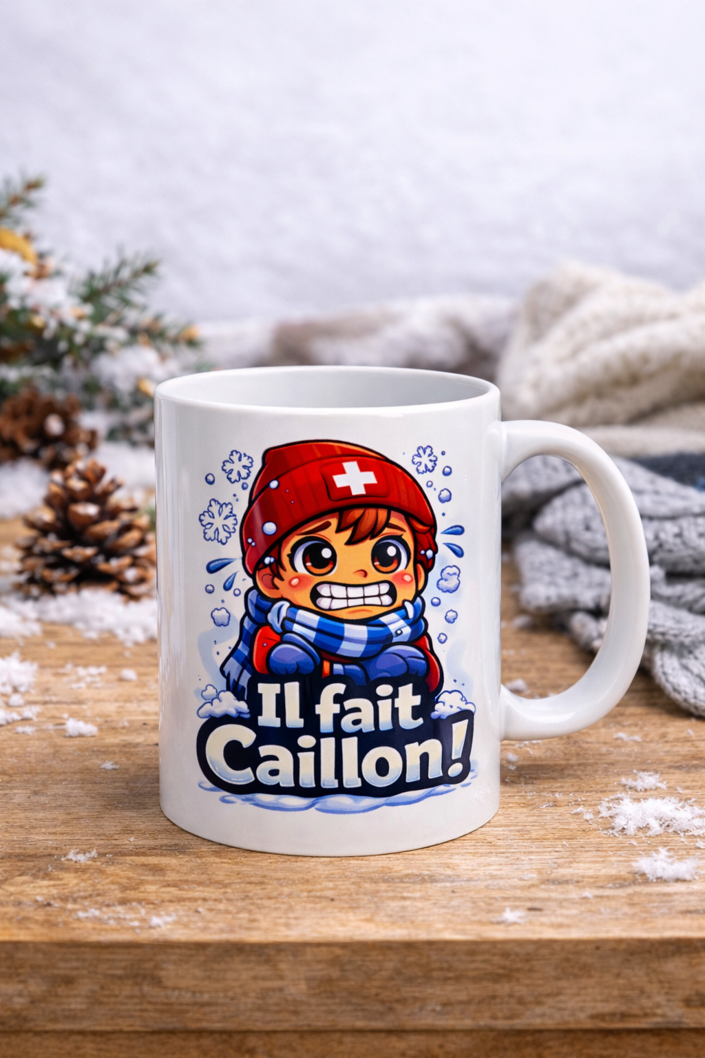 Mug Suisse - Il fait Caillon !