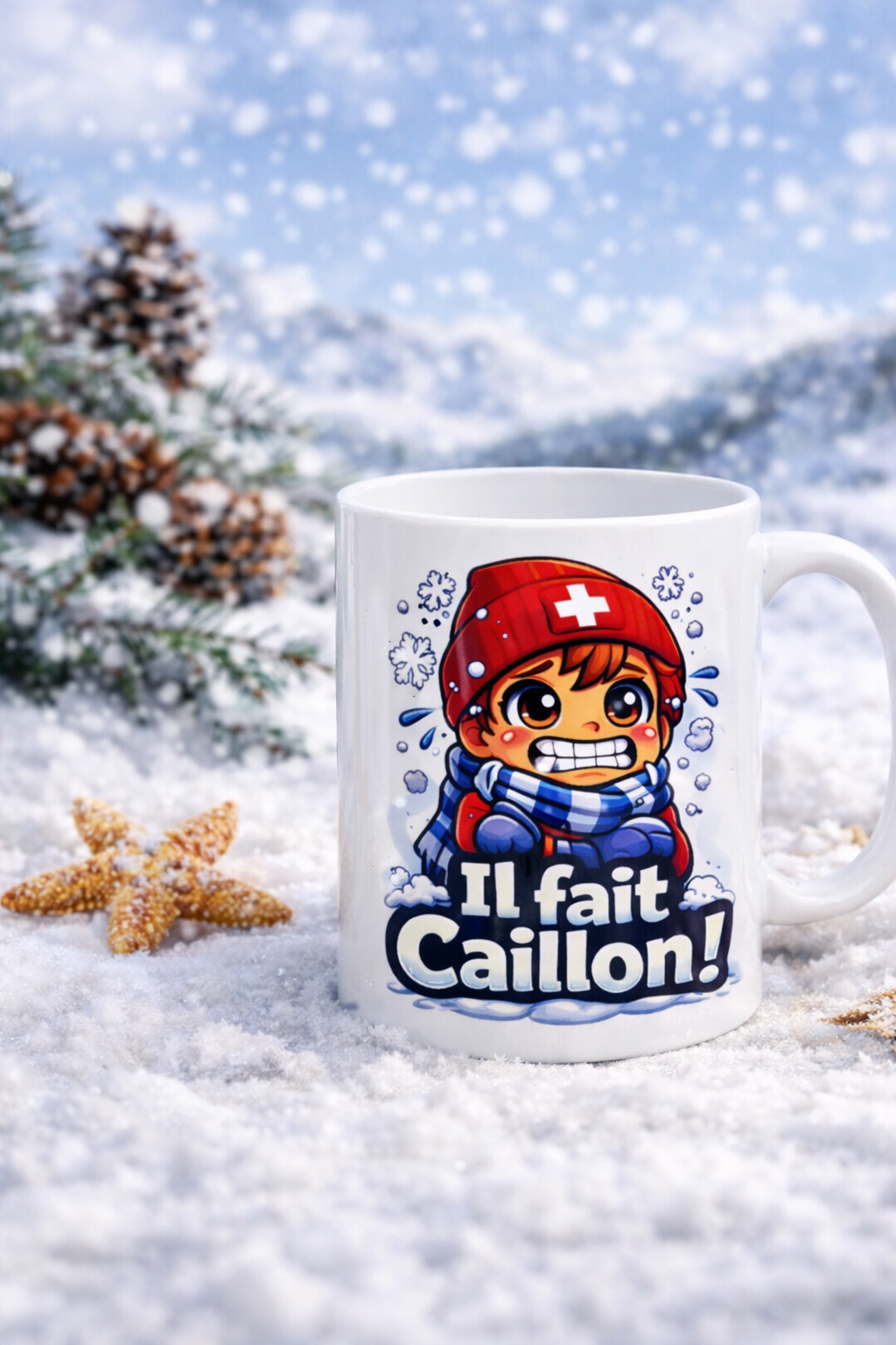 Mug Suisse - Il fait Caillon !