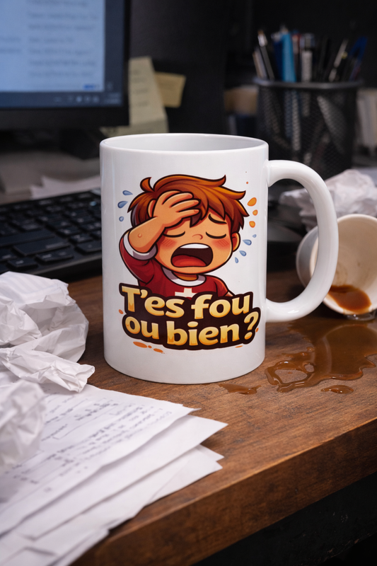 Mug Suisse - T'es fou ou bien ?