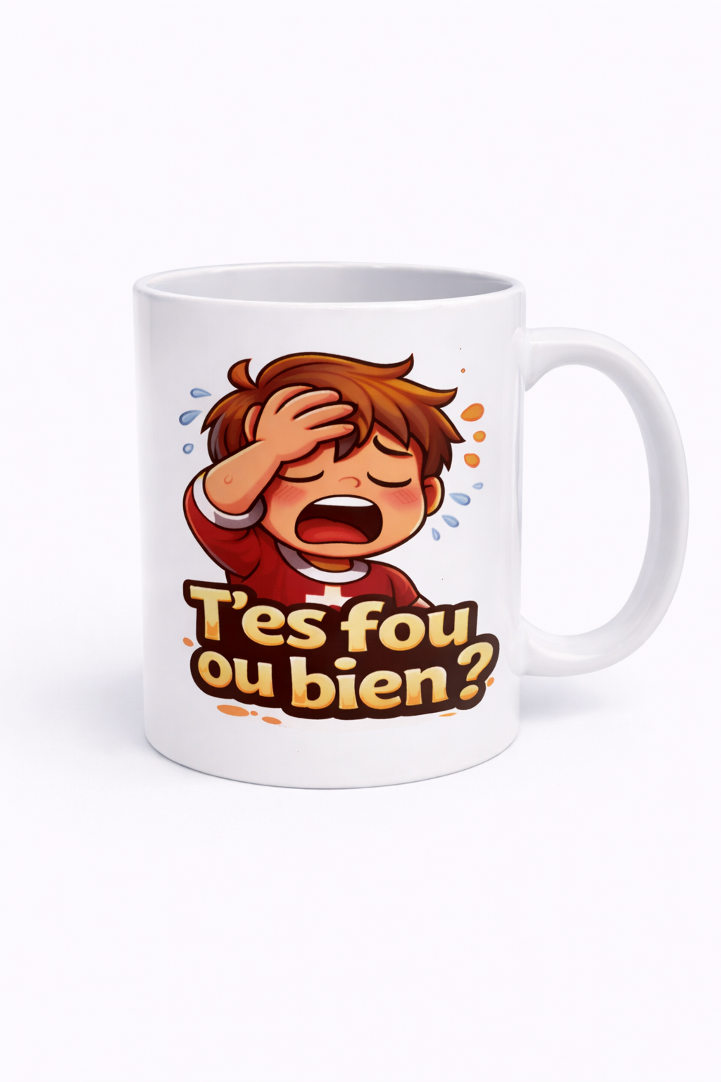 Mug Suisse - T'es fou ou bien ?