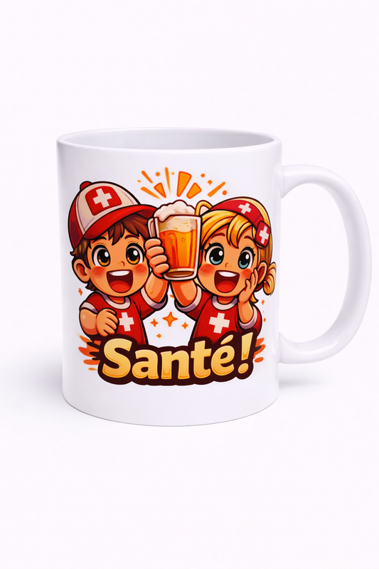Mug Suisse - Santé !
