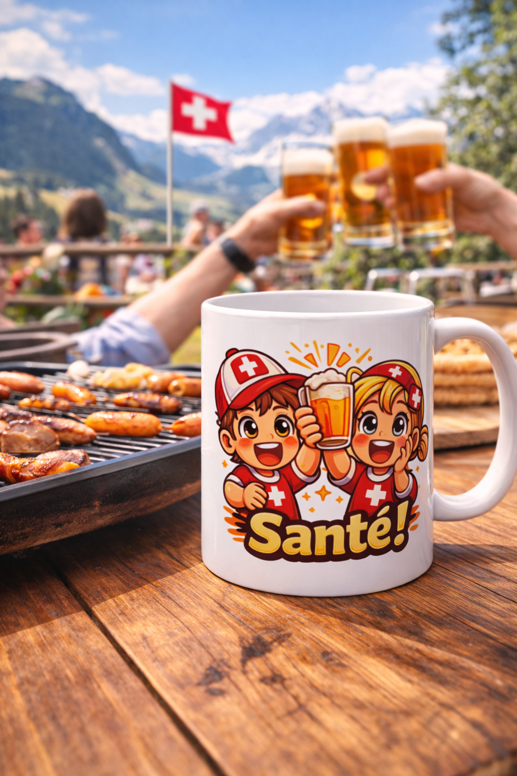 Mug Suisse - Santé !